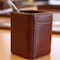 Dacasso Mocha Leather Pencil Cup AG-3010 - alternate 4